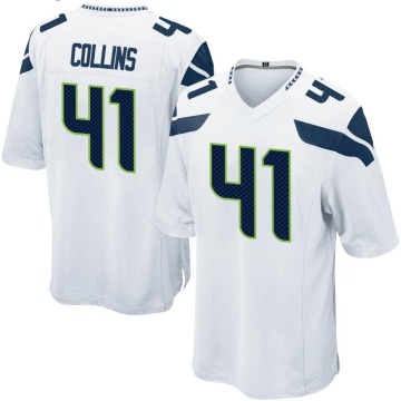 Alex Collins Youth White Game Jersey