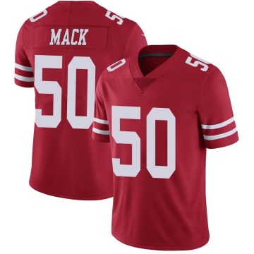 Alex Mack Men's Red Limited Team Color Vapor Untouchable Jersey