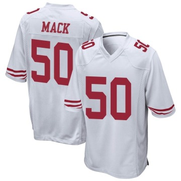 Alex Mack Men's White Game Jersey