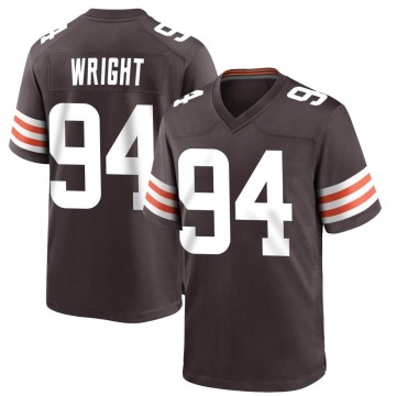 Alex Wright Men's Brown Game Team Color Jersey