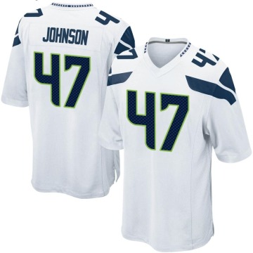 Alexander Johnson Youth White Game Jersey