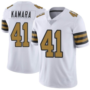 Alvin Kamara Youth White Limited Color Rush Jersey