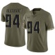 Amani Bledsoe Men's Olive Limited 2022 Salute To Service Jersey