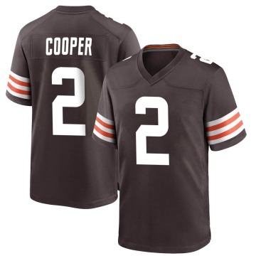 Amari Cooper Youth Brown Game Team Color Jersey