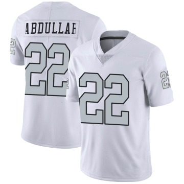 Ameer Abdullah Men's White Limited Color Rush Jersey