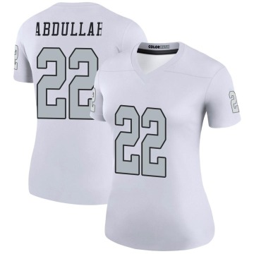 Ameer Abdullah Women's White Legend Color Rush Jersey