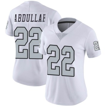 Ameer Abdullah Women's White Limited Color Rush Jersey