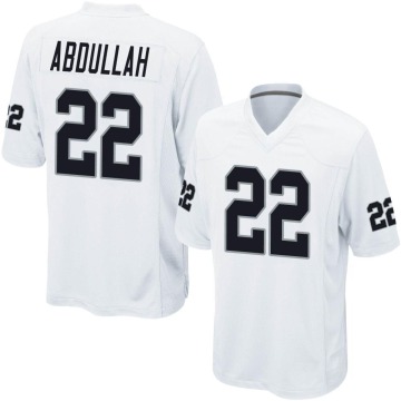 Ameer Abdullah Youth White Game Jersey