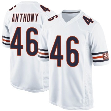 Andre Anthony Men's White Game Jersey