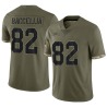 Andre Baccellia Men's Olive Limited 2022 Salute To Service Jersey