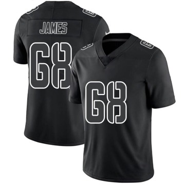 Andre James Men's Black Impact Limited Jersey