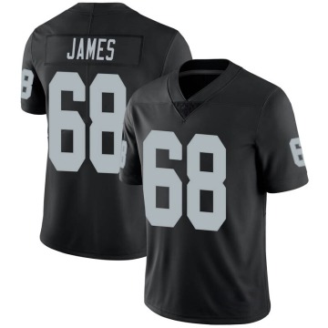Andre James Youth Black Limited Team Color Vapor Untouchable Jersey