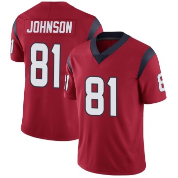 Andre Johnson Youth Red Limited Alternate Vapor Untouchable Jersey