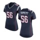 Andre Tippett Women's Navy Blue Game Team Color Jersey