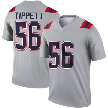 Andre Tippett Youth Gray Legend Inverted Jersey