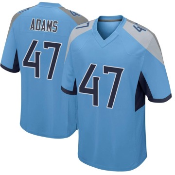 Andrew Adams Youth Light Blue Game Jersey
