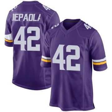 Andrew DePaola Youth Purple Game Team Color Jersey