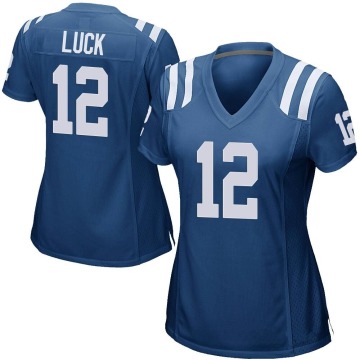 Andrew Luck Women's Royal Blue Game Team Color Jersey