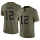 Andrew Luck Youth Olive Limited 2022 Salute To Service Jersey