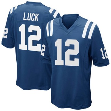 Andrew Luck Youth Royal Blue Game Team Color Jersey