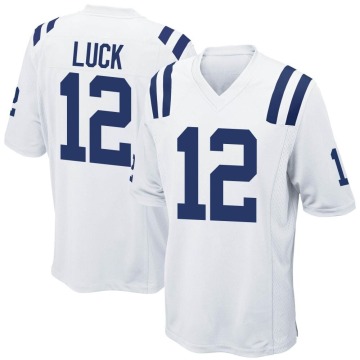 Andrew Luck Youth White Game Jersey