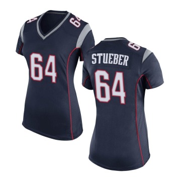 Andrew Stueber Women's Navy Blue Game Team Color Jersey