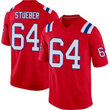 Andrew Stueber Youth Red Game Alternate Jersey