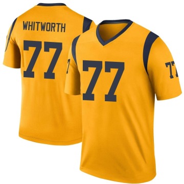 Andrew Whitworth Men's Gold Legend Color Rush Jersey