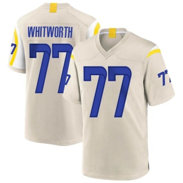 Andrew Whitworth Youth Game Bone Jersey