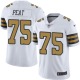 Andrus Peat New Orleans Saints Men's White Limited Color Rush Jersey