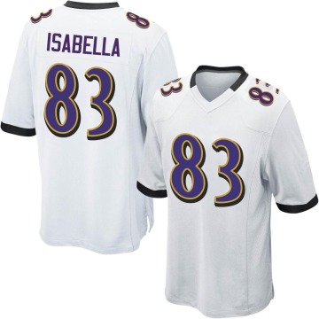 Andy Isabella Men's White Game Jersey