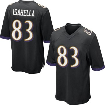 Andy Isabella Youth Black Game Jersey