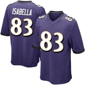 Andy Isabella Youth Purple Game Team Color Jersey