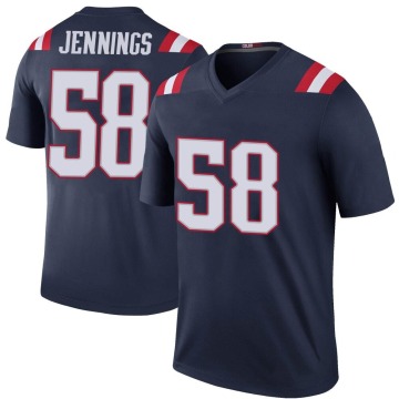 Anfernee Jennings Youth Navy Legend Color Rush Jersey