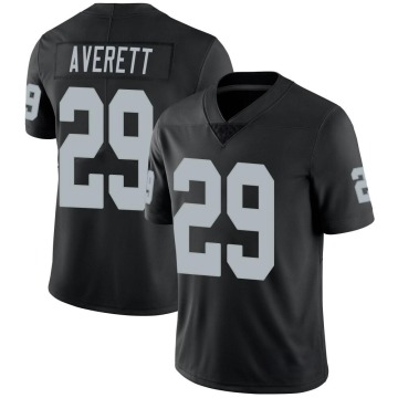 Anthony Averett Men's Black Limited Team Color Vapor Untouchable Jersey