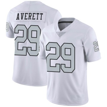 Anthony Averett Men's White Limited Color Rush Jersey