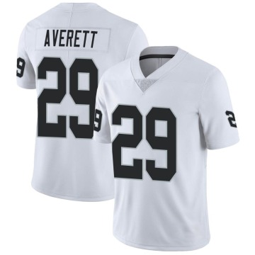 Anthony Averett Men's White Limited Vapor Untouchable Jersey