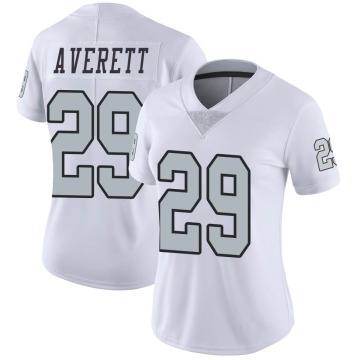 Anthony Averett Women's White Limited Color Rush Jersey