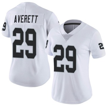 Anthony Averett Women's White Limited Vapor Untouchable Jersey