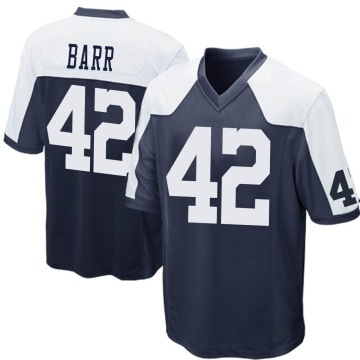 Anthony Barr Men's Navy Blue Game Throwback Jersey