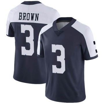 Anthony Brown Men's Brown Limited Navy Alternate Vapor Untouchable Jersey