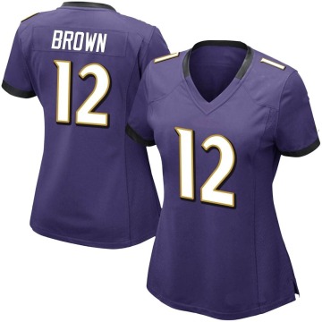 Anthony Brown Women's Purple Limited Team Color Vapor Untouchable Jersey