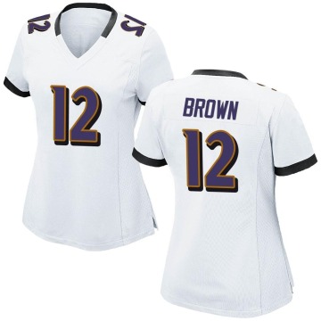 Anthony Brown Women's White Game Jersey