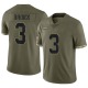 Anthony Brown Youth Brown Limited Olive 2022 Salute To Service Jersey