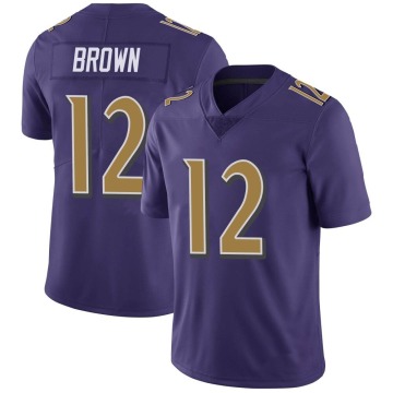 Anthony Brown Youth Purple Limited Color Rush Vapor Untouchable Jersey