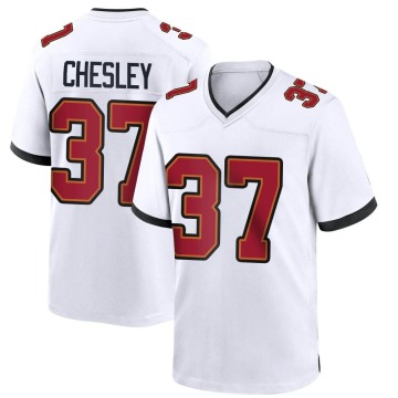 Anthony Chesley Men's White Game Jersey