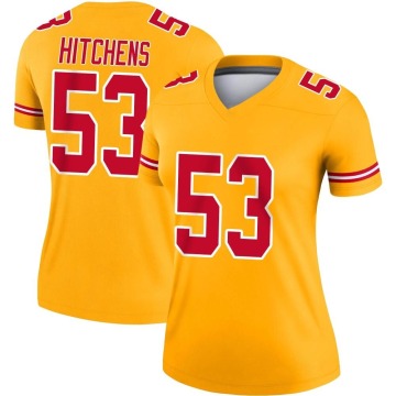 Anthony Hitchens Women's Gold Legend Inverted Jersey
