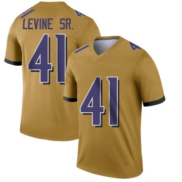 Anthony Levine Sr. Men's Gold Legend Inverted Jersey