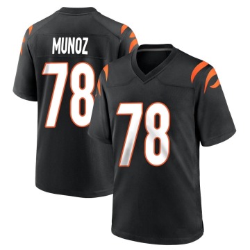 Anthony Munoz Youth Black Game Team Color Jersey