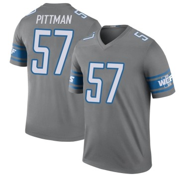 Anthony Pittman Youth Legend Color Rush Steel Jersey